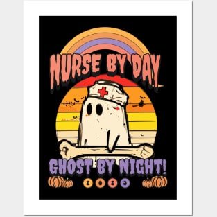 Cool Halloween Nurse Fall Women Posters and Art